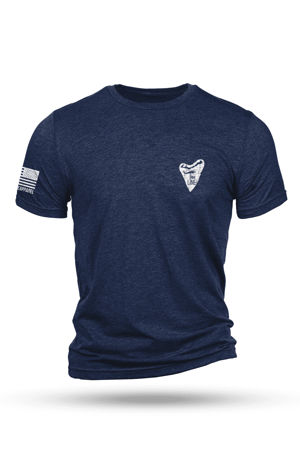 Men's Tri-Blend T-Shirt - SHARK FLAG - Nine Line Apparel