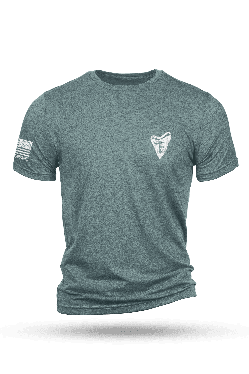 Men's Tri-Blend T-Shirt - SHARK FLAG - Nine Line Apparel