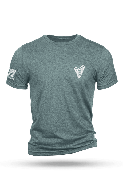 Men's Tri-Blend T-Shirt - SHARK FLAG - Nine Line Apparel