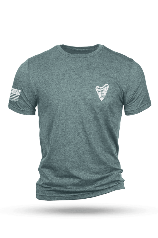 Men's Tri-Blend T-Shirt - SHARK FLAG - Nine Line Apparel