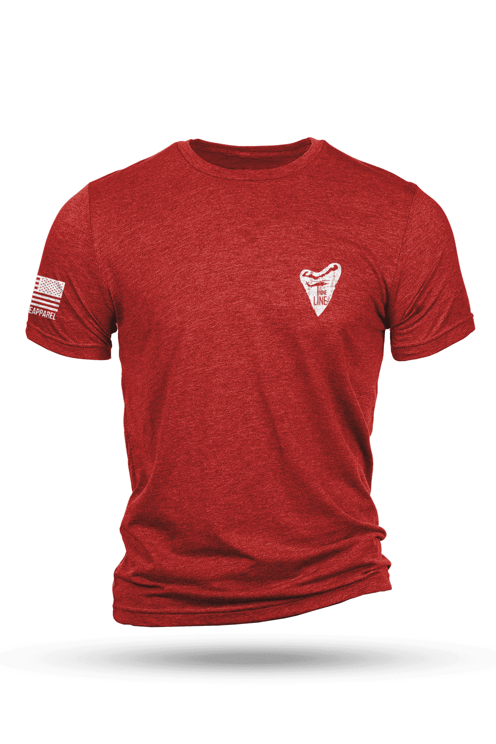 Men's Tri-Blend T-Shirt - SHARK FLAG - Nine Line Apparel