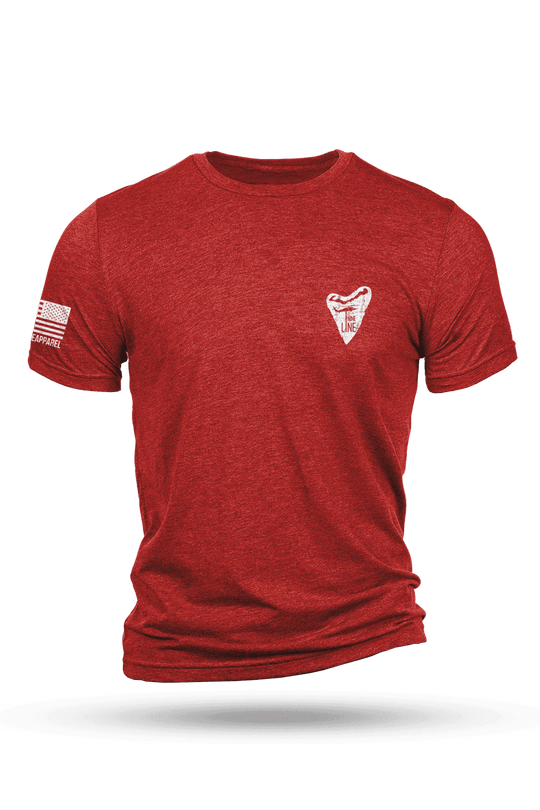 Men's Tri-Blend T-Shirt - SHARK FLAG - Nine Line Apparel