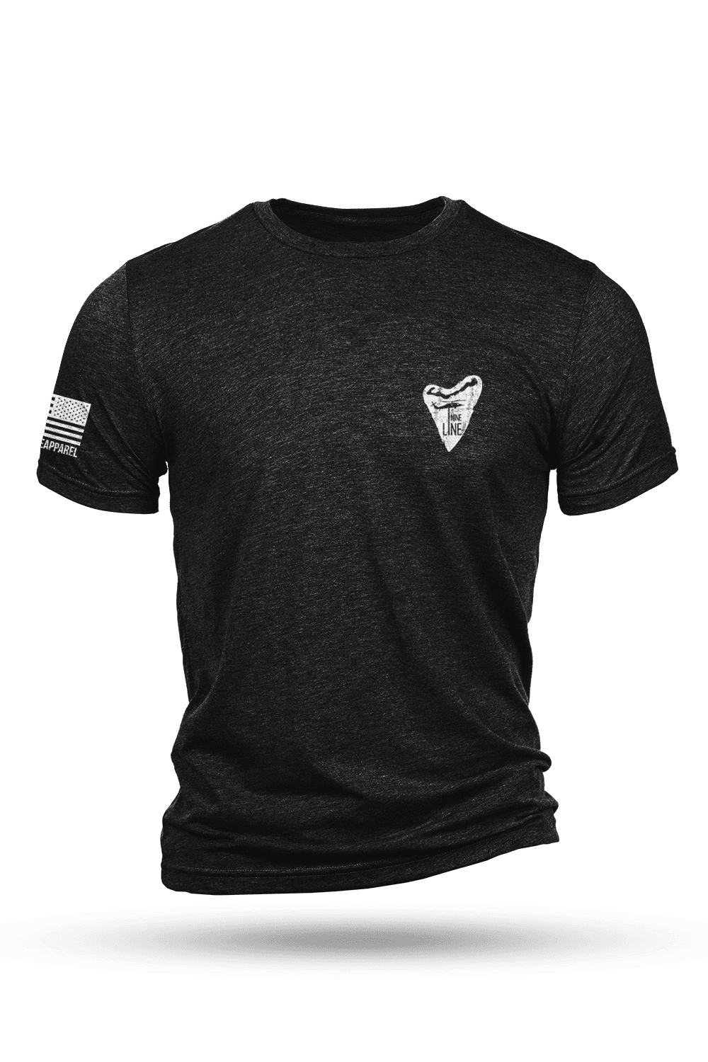 Men's Tri-Blend T-Shirt - SHARK FLAG - Nine Line Apparel