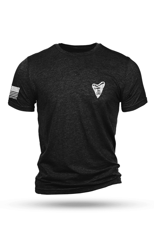 Men's Tri-Blend T-Shirt - SHARK FLAG - Nine Line Apparel