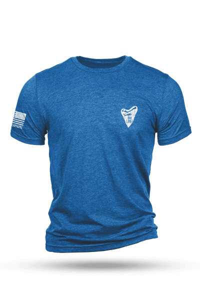 Men's Tri-Blend T-Shirt - SHARK FLAG - Nine Line Apparel