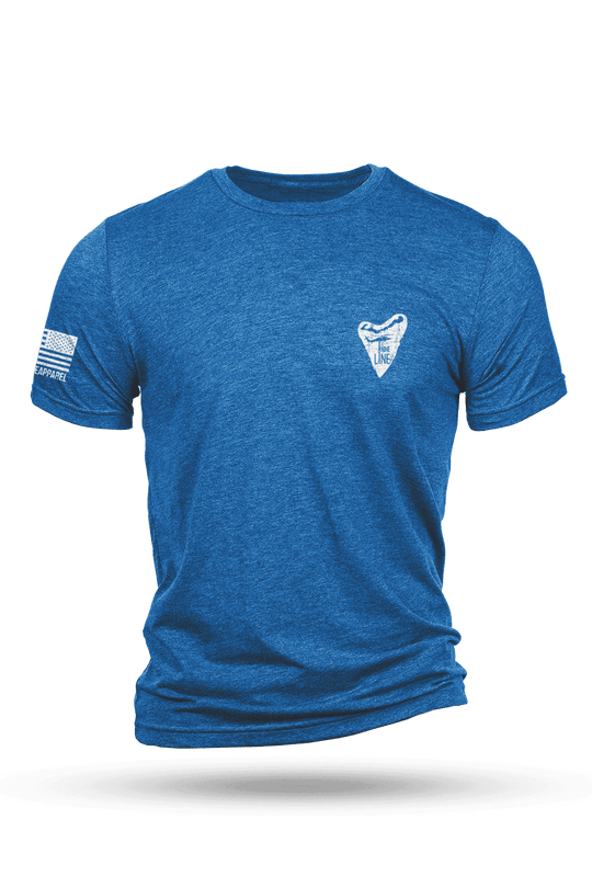 Men's Tri-Blend T-Shirt - SHARK FLAG - Nine Line Apparel