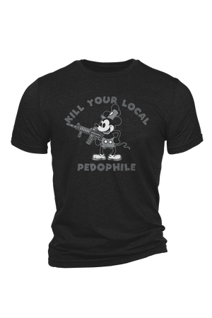 Men's Tri-Blend T-Shirt - Steamboat Willie - Nine Line Apparel