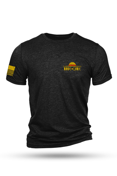 Men's Tri-Blend T-Shirt - Straw Hat - Nine Line Apparel