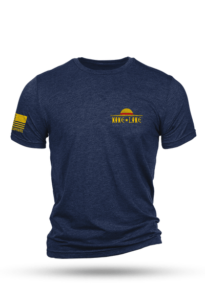 Men's Tri-Blend T-Shirt - Straw Hat - Nine Line Apparel