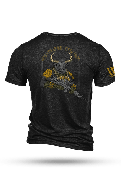 Men's Tri-Blend T-Shirt - TACTI-BULL - Nine Line Apparel