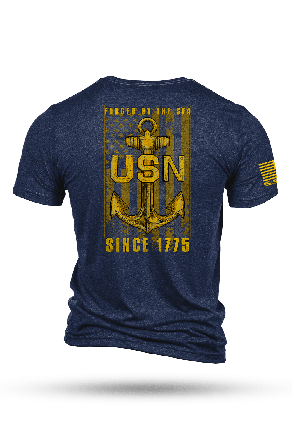 Men's Tri-Blend T-Shirt - Team RWB Navy B-Day - Nine Line Apparel