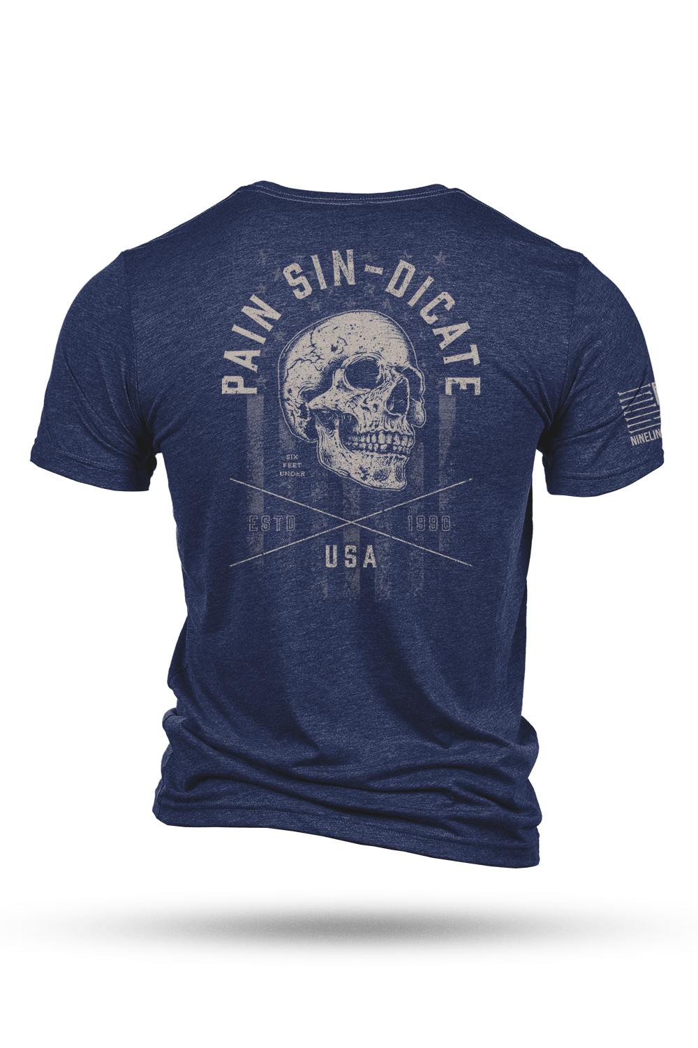 Men's Tri-Blend T-Shirt - Undertaker - Pain Sin - Nine Line Apparel