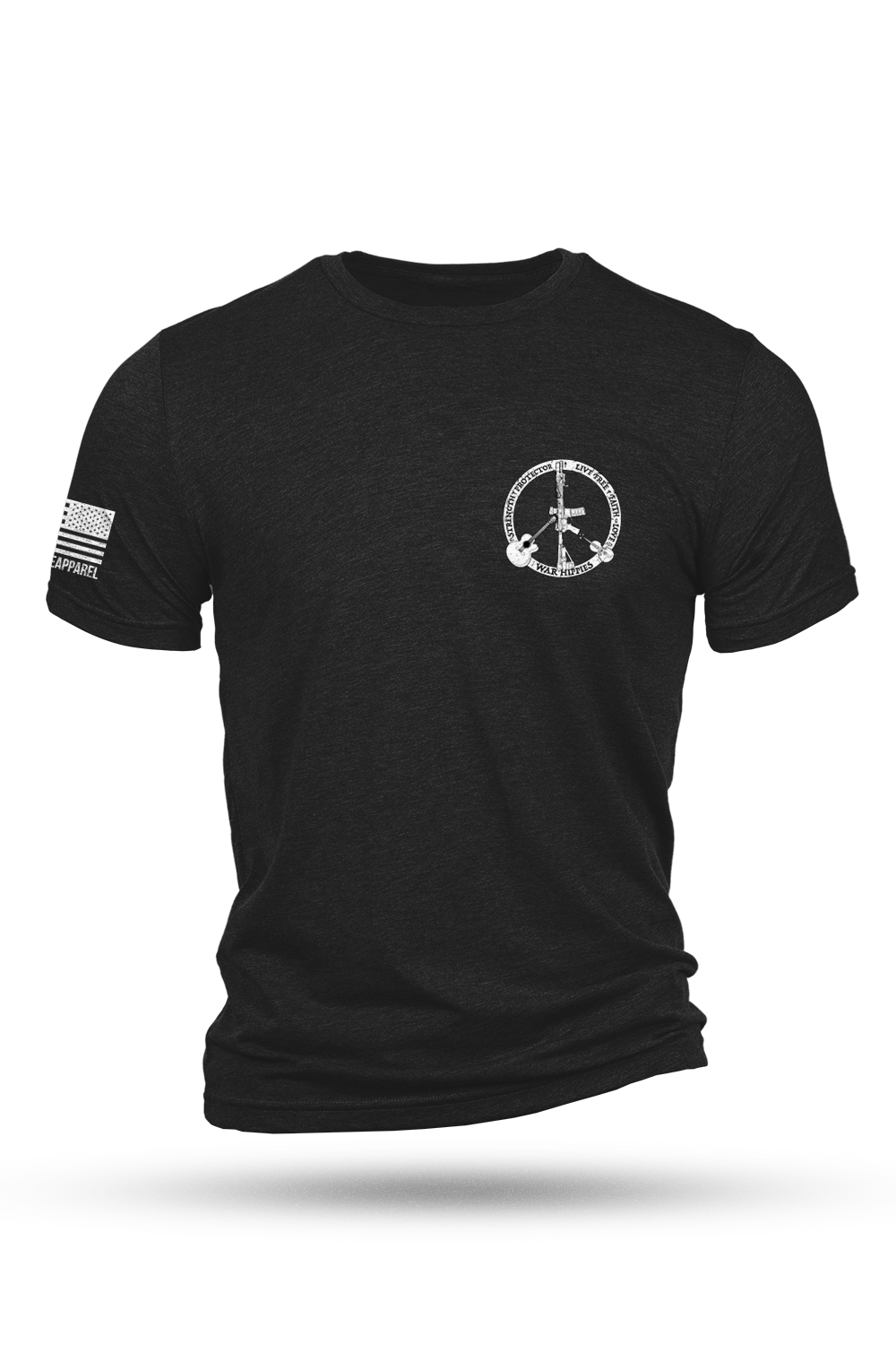 Men's Tri-Blend T-Shirt - War Hippies - Free - Nine Line Apparel