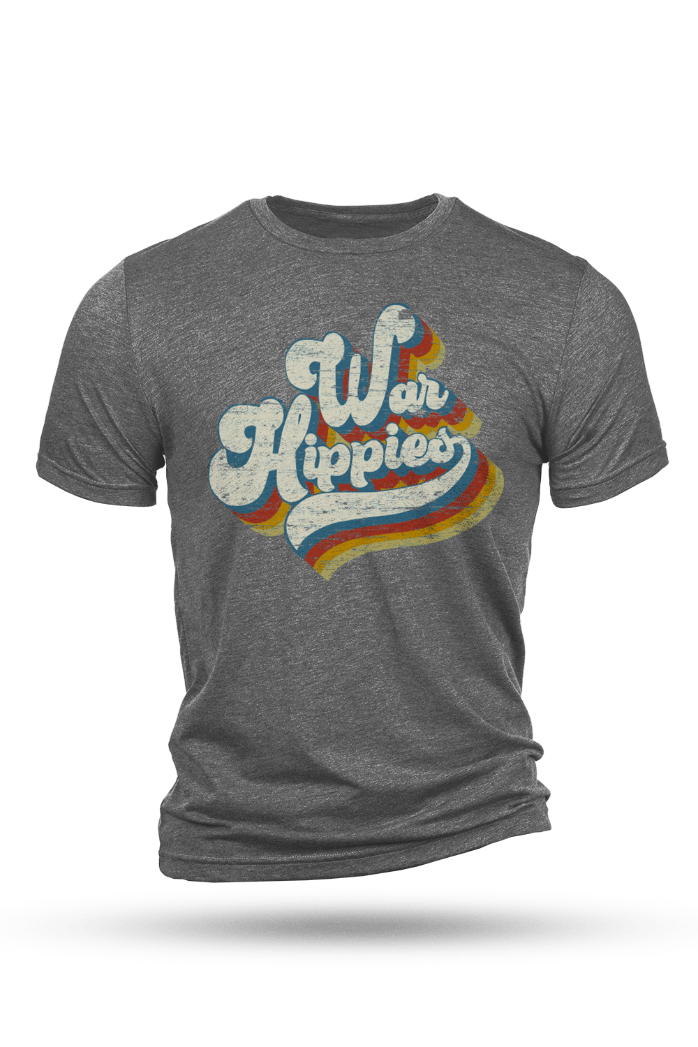 Men's Tri-Blend T-Shirt - War Hippies - Retro - Nine Line Apparel