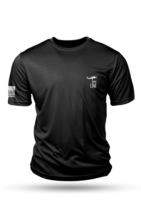 Moisture Wicking T-Shirt - Because Of The Brave - Nine Line Apparel