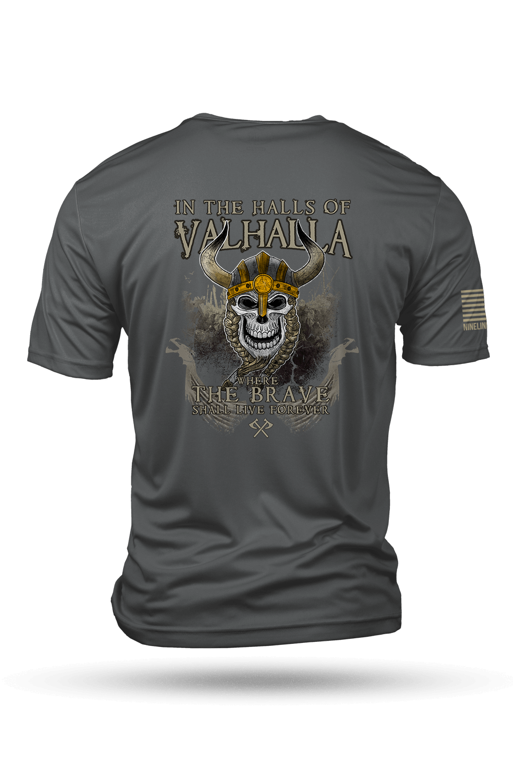 Till Valhalla Athletic Wicking Shirt – Nine Line Apparel