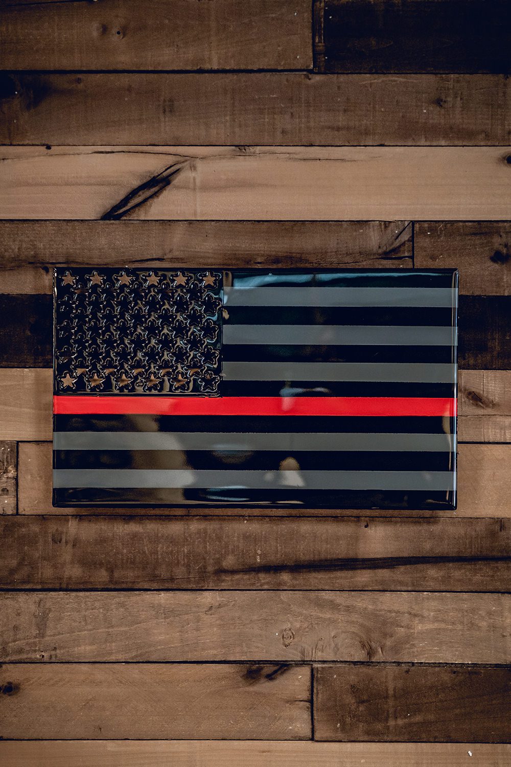 Molten Metal Sign - Thin Red Line - Nine Line Apparel