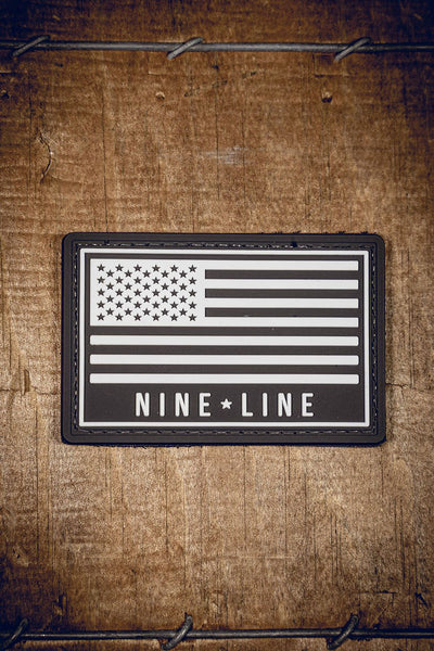 Nine Line Flag PVC Patch - Nine Line Apparel