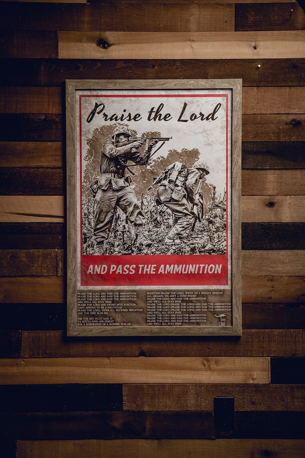 Pass the Ammunition Poster [ON SALE] - Nine Line Apparel