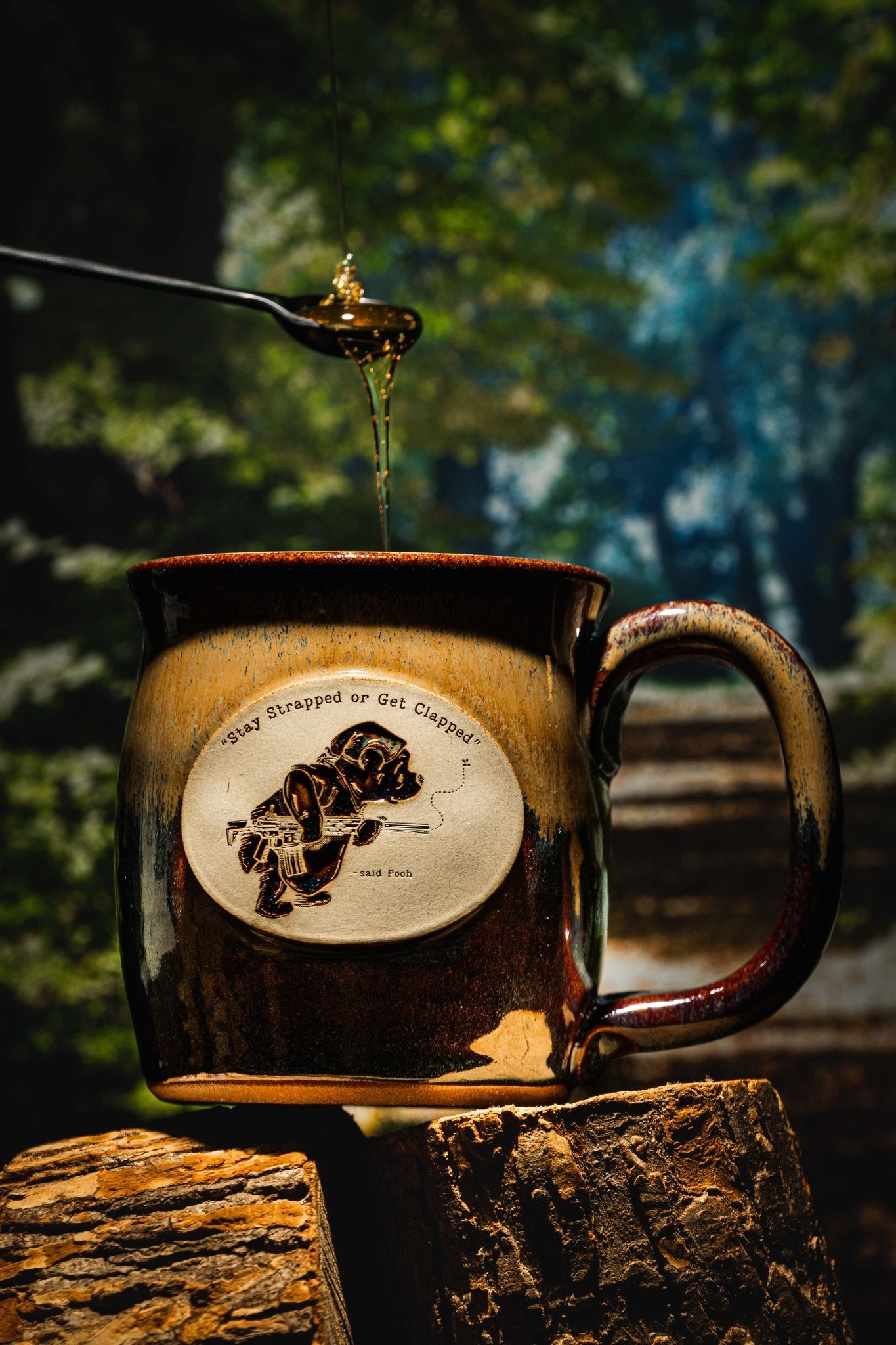 Patriots Club Exclusive Early Access Item - American Made Pooh Bear Mug - Nine Line Apparel