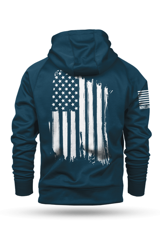 Raglan Tailgater Hoodie - America - Nine Line Apparel