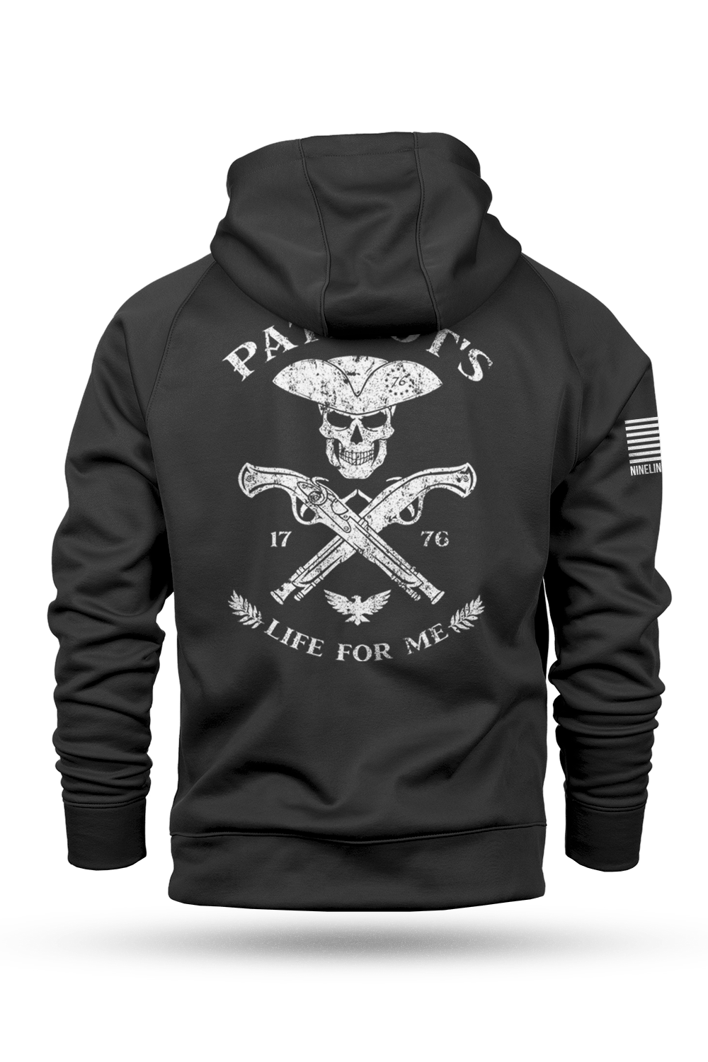 Raglan Tailgater Hoodie - Patriots Life For Me - Nine Line Apparel
