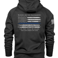 Thin Blue Line - Raglan Tailgater Hoodie