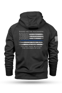 Thin Blue Line - Raglan Tailgater Hoodie