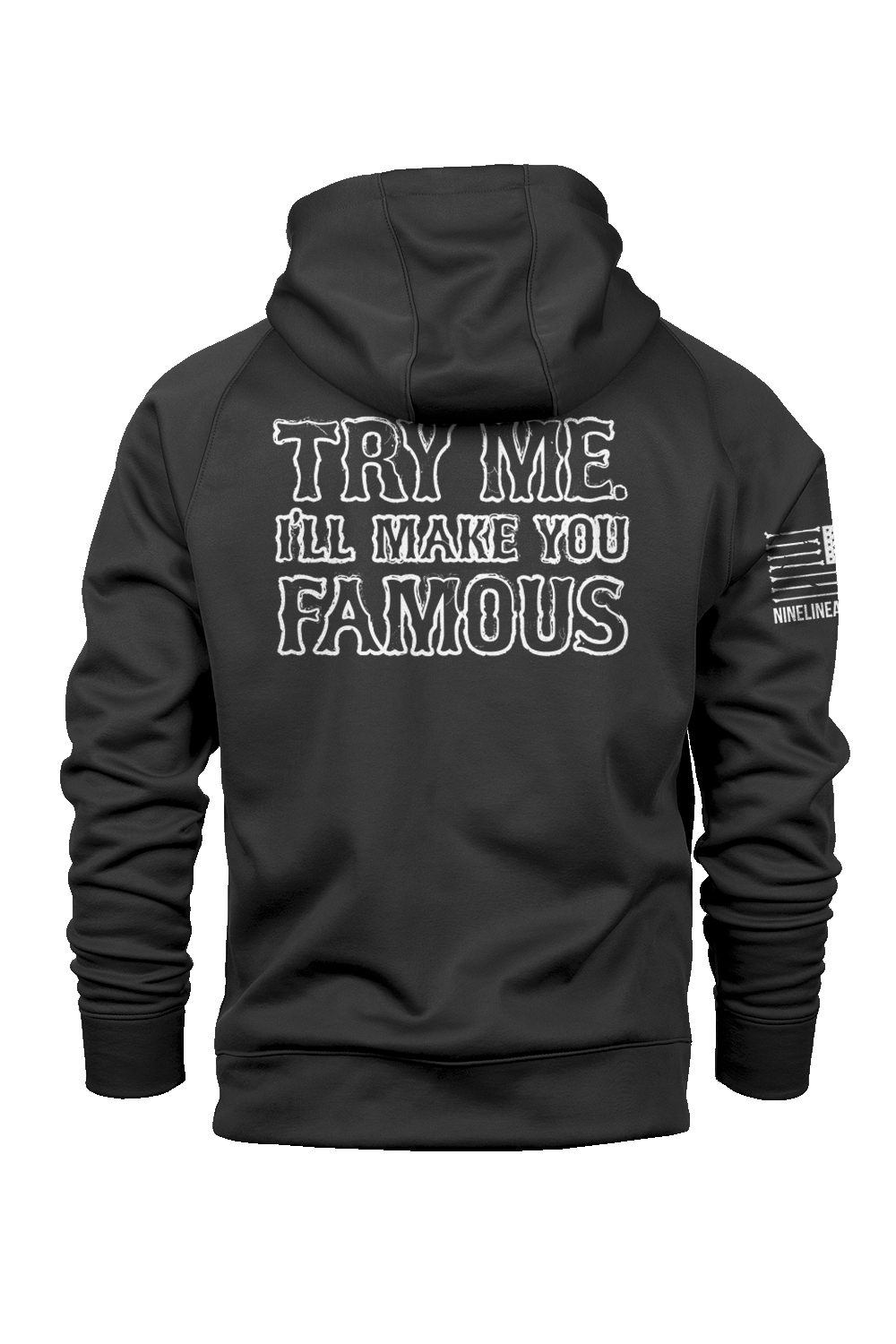 Raglan Tailgater Hoodie - Undertaker - Try Me - Nine Line Apparel