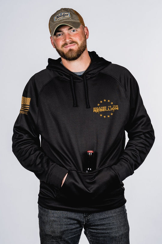 Raglan Tailgater Hoodie - Welcome to the Rebellion - Nine Line Apparel