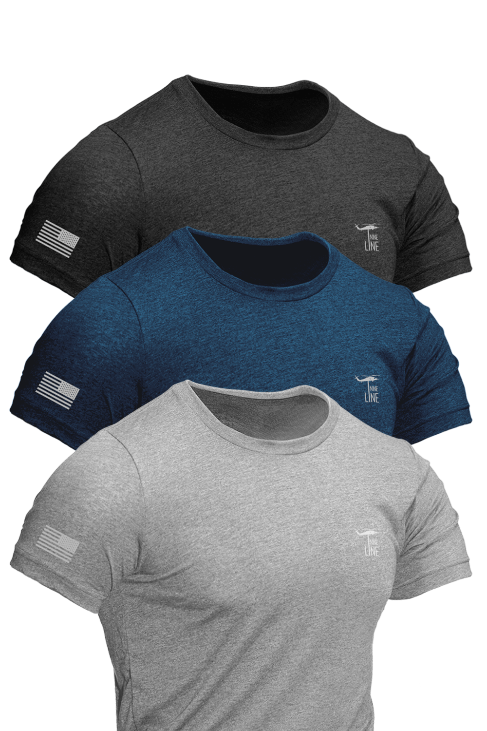 Reflective Ink Athletic T-Shirt - Standard Issue Pack [3 Shirts] - Nine Line Apparel
