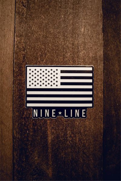 Sticker - Flag - Nine Line Apparel