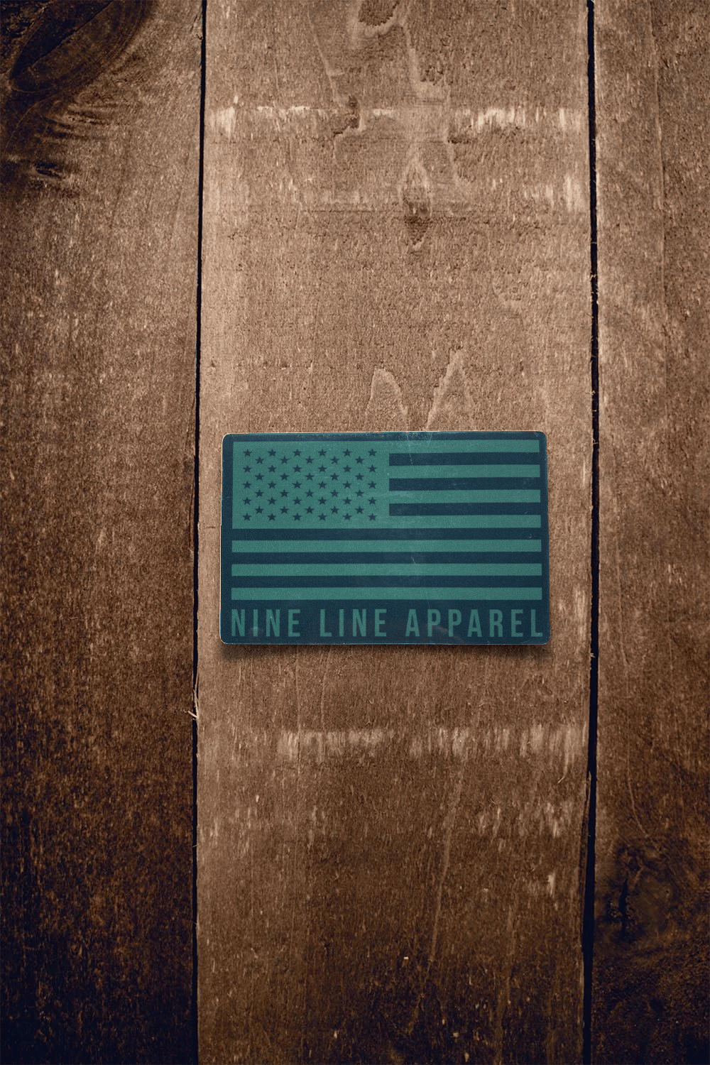 Sticker - Military Green Flag - Nine Line Apparel