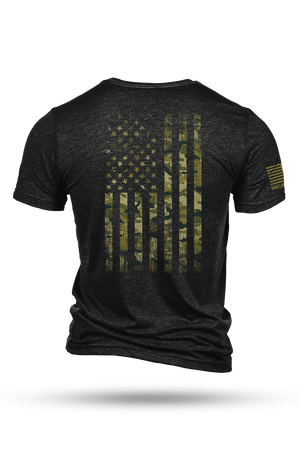 T-Shirt - American Camo - Nine Line Apparel
