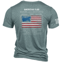 American Flag Schematic - T-Shirt