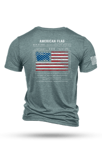 American Flag Schematic - T-Shirt
