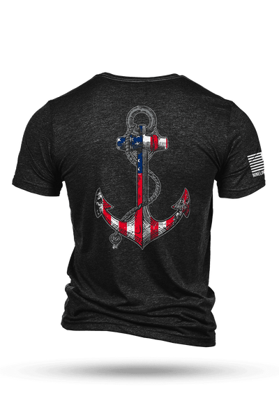 T-Shirt - Anchor Flag - Nine Line Apparel