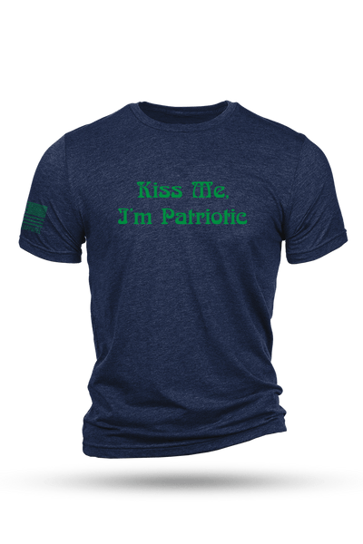 T-Shirt - Kiss Me Im Patriotic - Nine Line Apparel