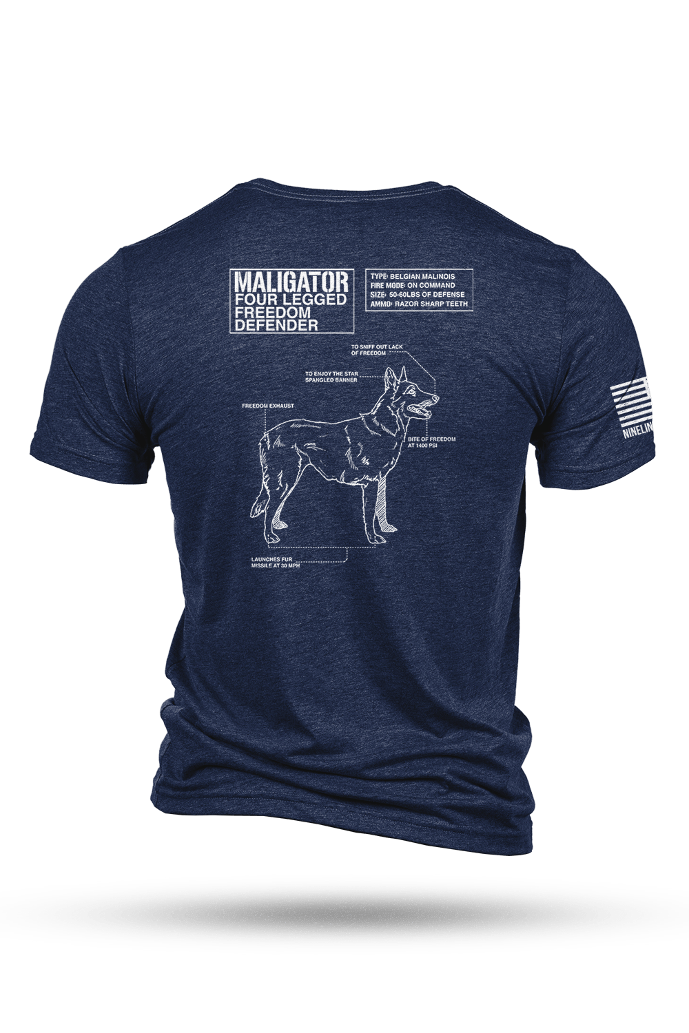 T-Shirt - Maligator - Nine Line Apparel