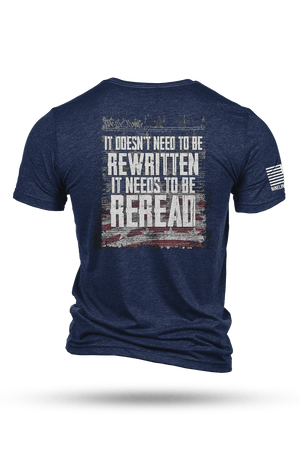 T-Shirt - REREAD - Not ReWritten - Nine Line Apparel