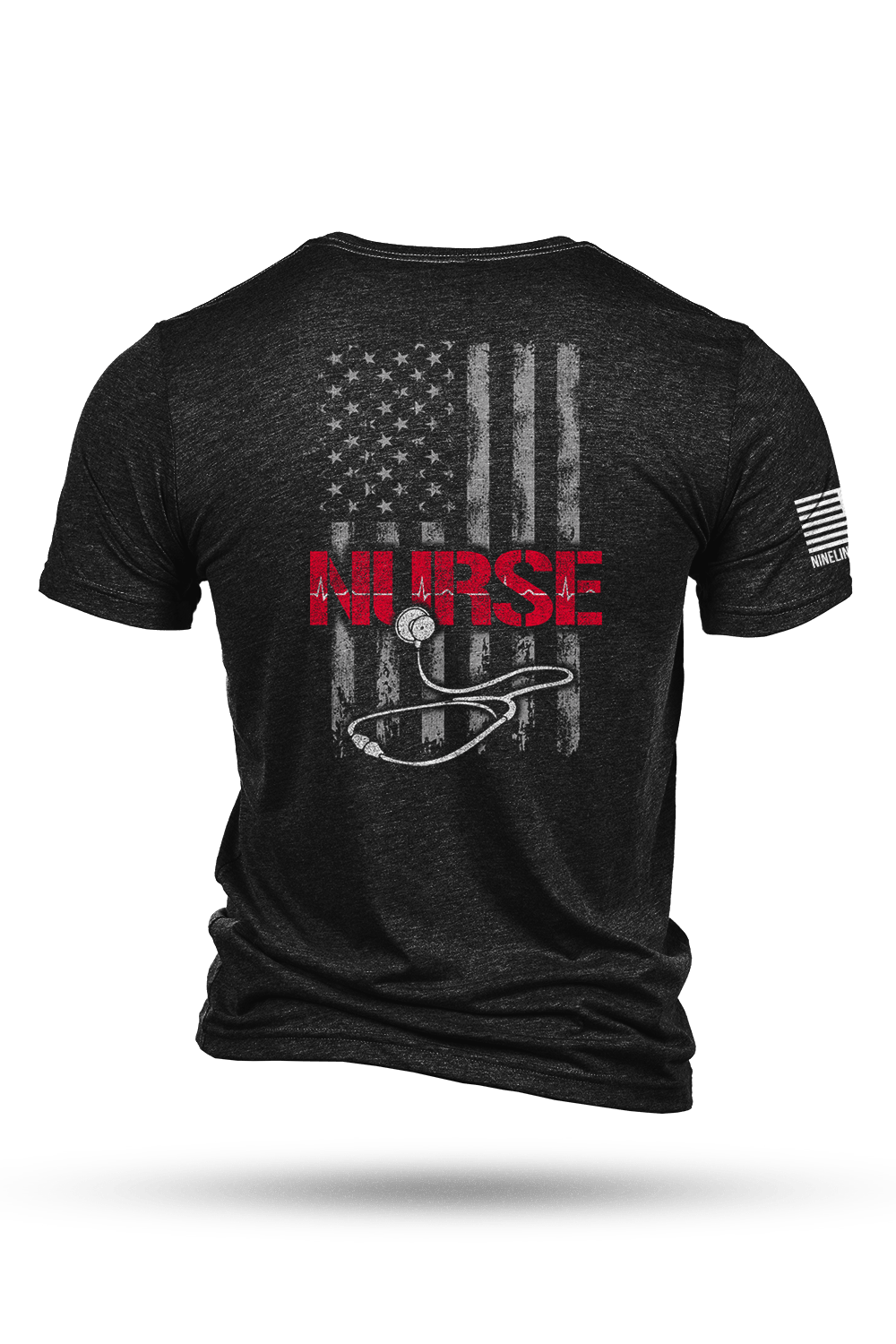 T-Shirt - Stethoscope Flag - Nine Line Apparel