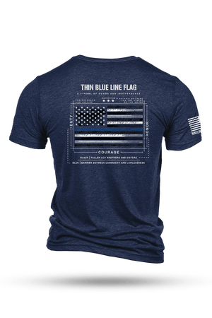 T-Shirt - TBL FLAG SCHEMATIC - Nine Line Apparel