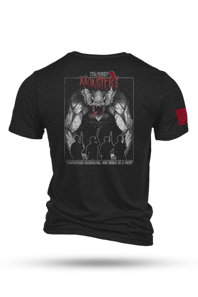 T-Shirt - We Fight Monsters - Nine Line Apparel