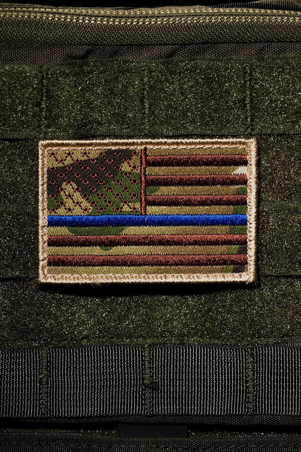 Thin Blue Line - Multicam Patch - Nine Line Apparel