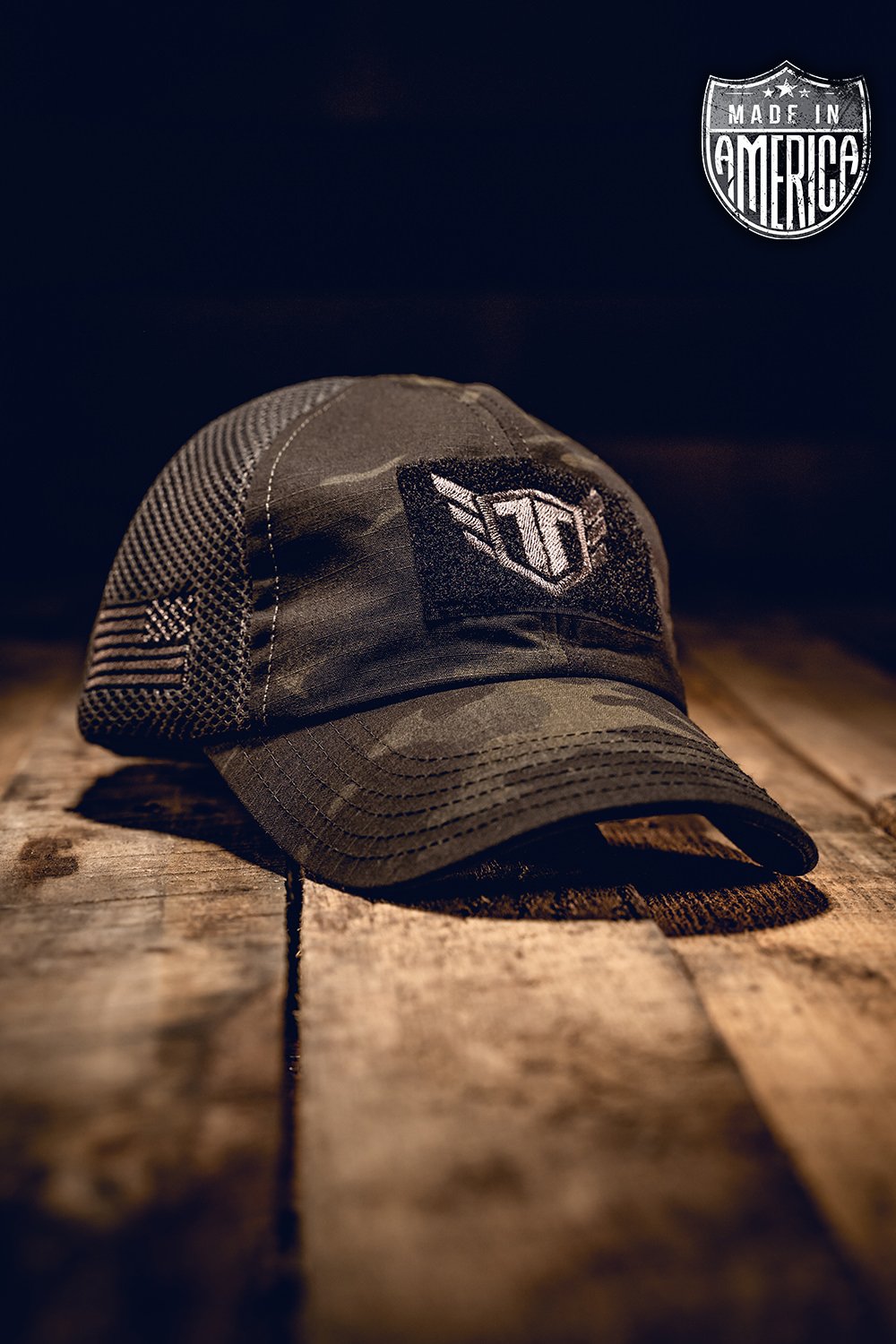Tig Dark American Made Mesh Back Hat - Nine Line Apparel