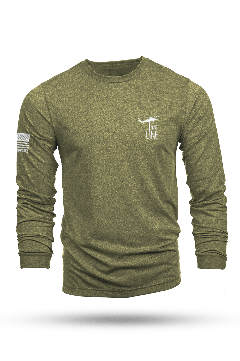 Tri-blend Athletic Long Sleeve - Core - Nine Line Apparel