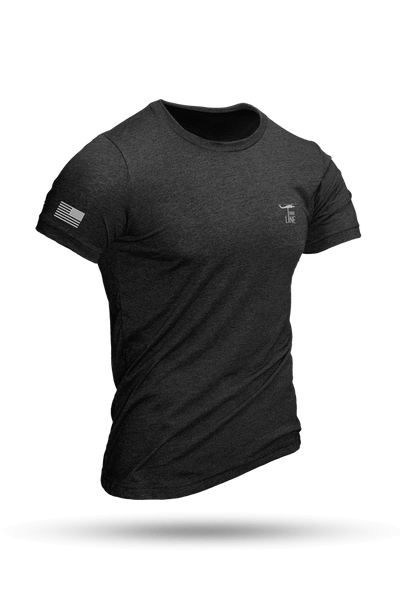 Tri-blend Athletic T-Shirt - Core with Flag [Reflective Ink] - Nine Line Apparel