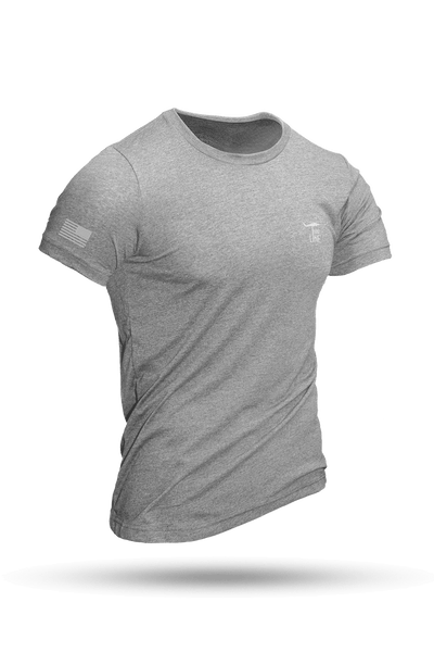 Tri-blend Athletic T-Shirt - Core with Flag [Reflective Ink] - Nine Line Apparel