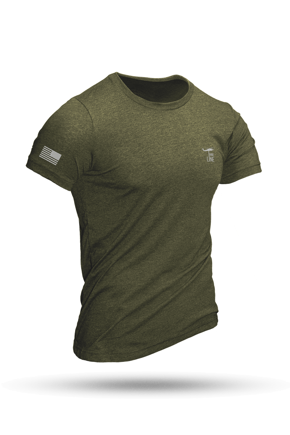 Green athletic deals shirt