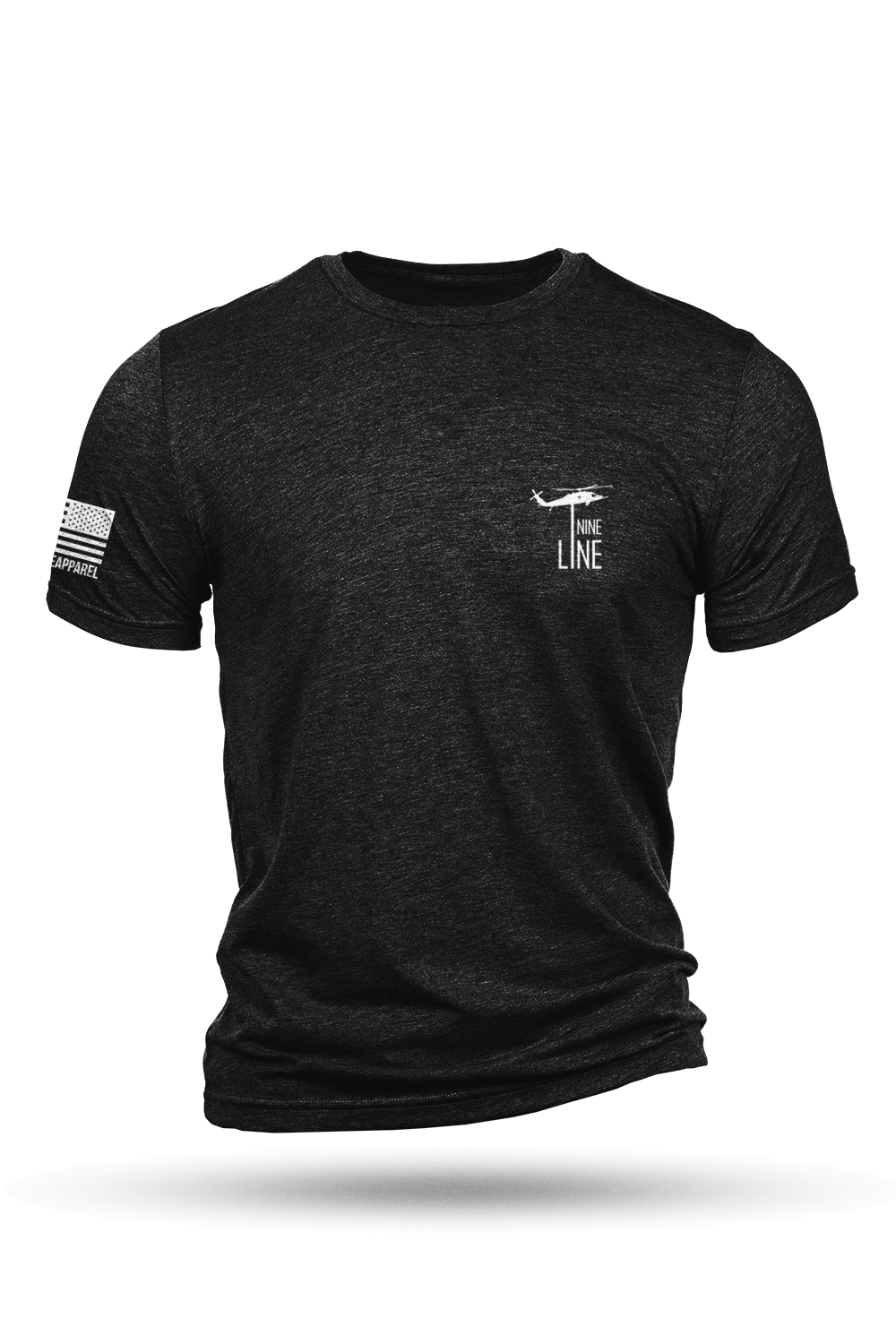 Tri-Blend T-Shirt - Because Of The Brave - Nine Line Apparel